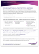 Icon of KRYSTEXXA Common Prior Authorization Criteria PDF