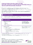 Icon of PROCYSBI Prior Authorization Checklist