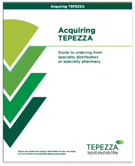 Icon of TEPEZZA acquisition overview PDF